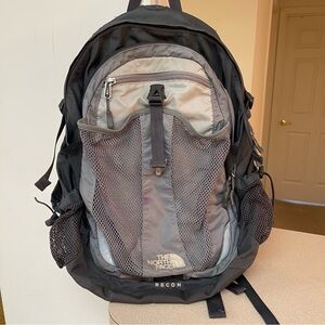 The North Face Recon Black and Gray Backpack